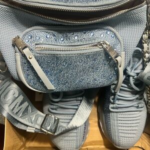 Stylish Steve Madden Maxima sneakers and matching Bag.
